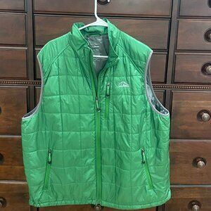 L.L. Bean Green Quilted Vest